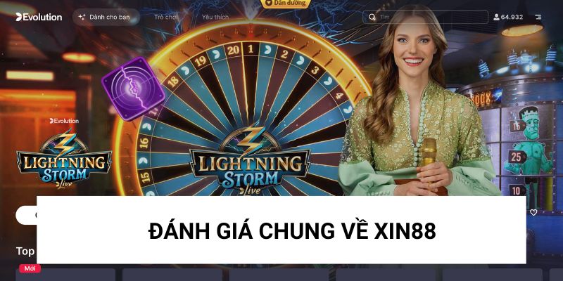 Đánh giá về trang web casino XIN88