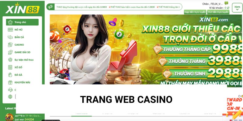 XIN88 - Trang Web Casino Uy Tín