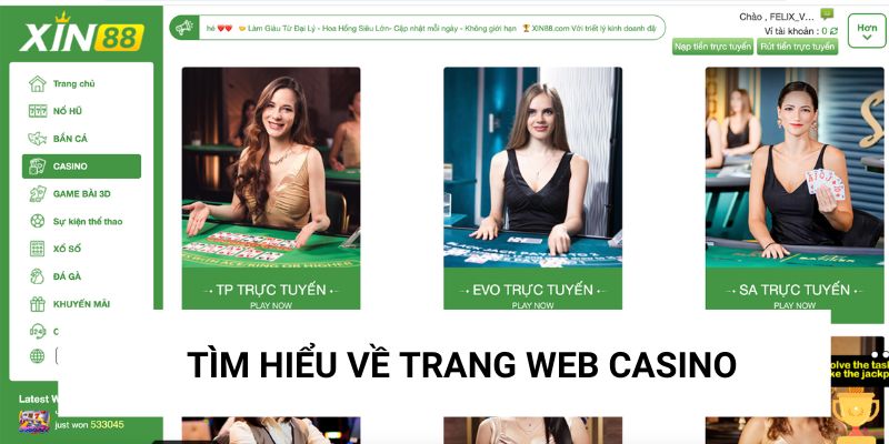 Trang web casino XIN88 